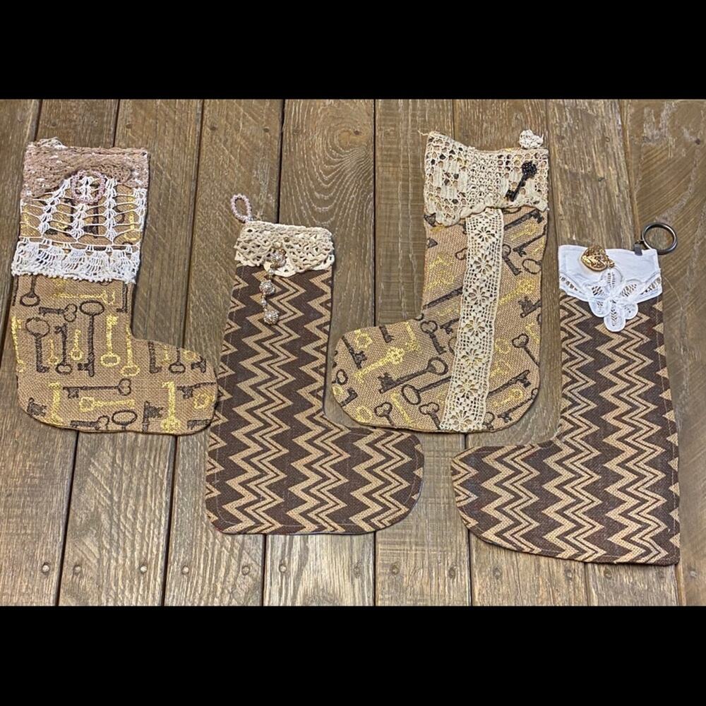 New! Etsy Christmas Stockings Handmade Handcrafted